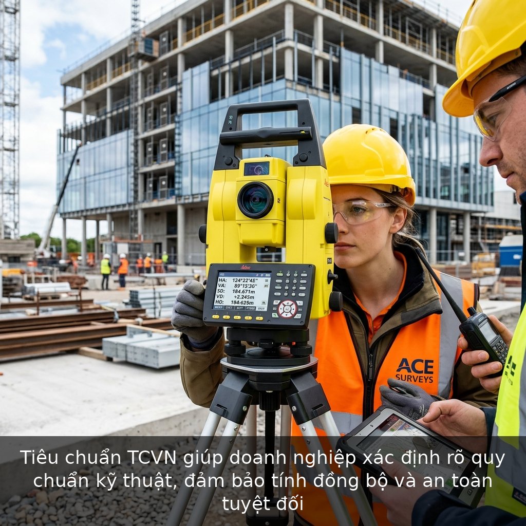 Tiêu chuẩn TCVN giúp doanh nghiệp xác định rõ quy chuẩn kỹ thuật, đảm bảo tính đồng bộ và an toàn tuyệt đối