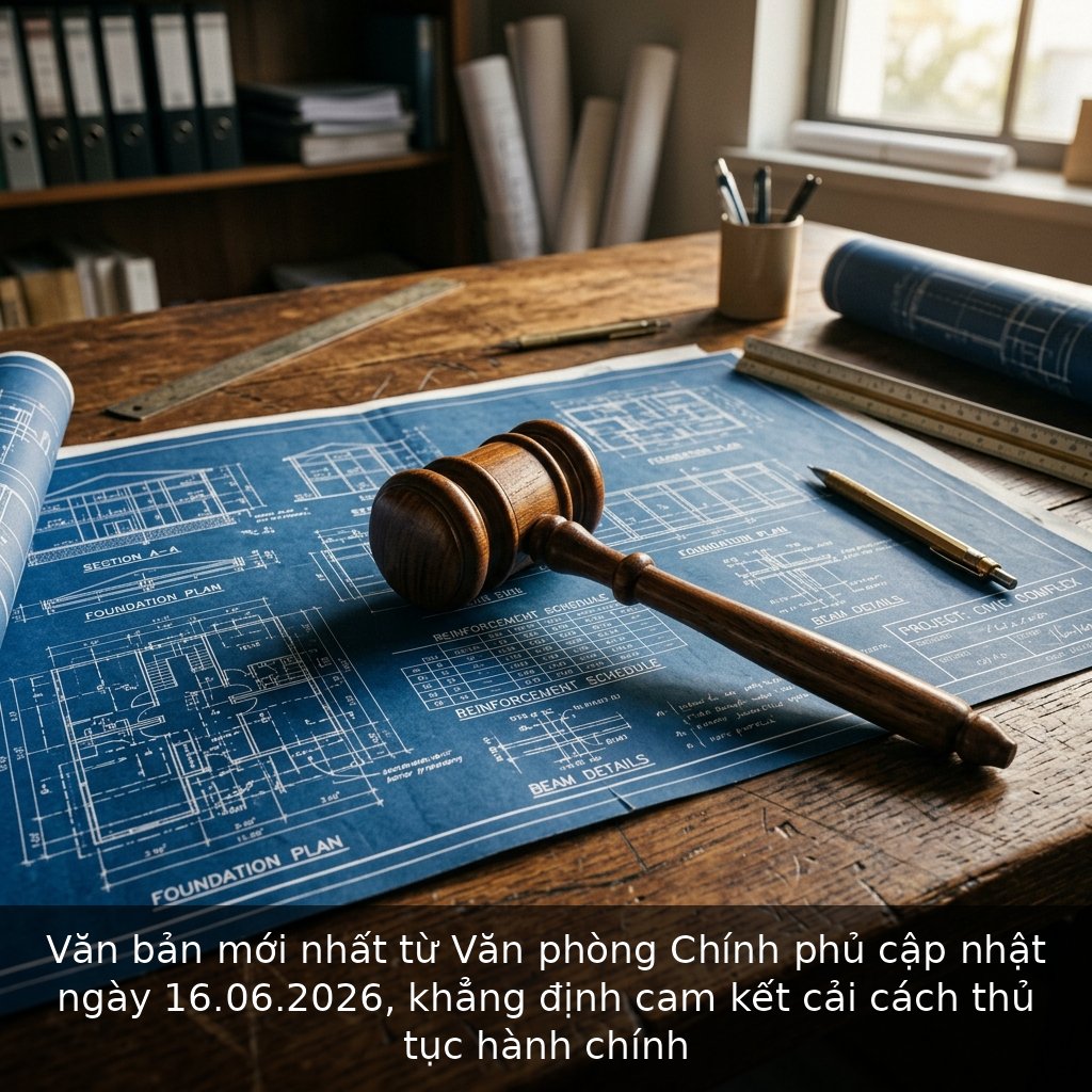 Văn bản mới nhất từ Văn phòng Chính phủ cập nhật ngày 16.06.2026, khẳng định cam kết cải cách thủ tục hành chính