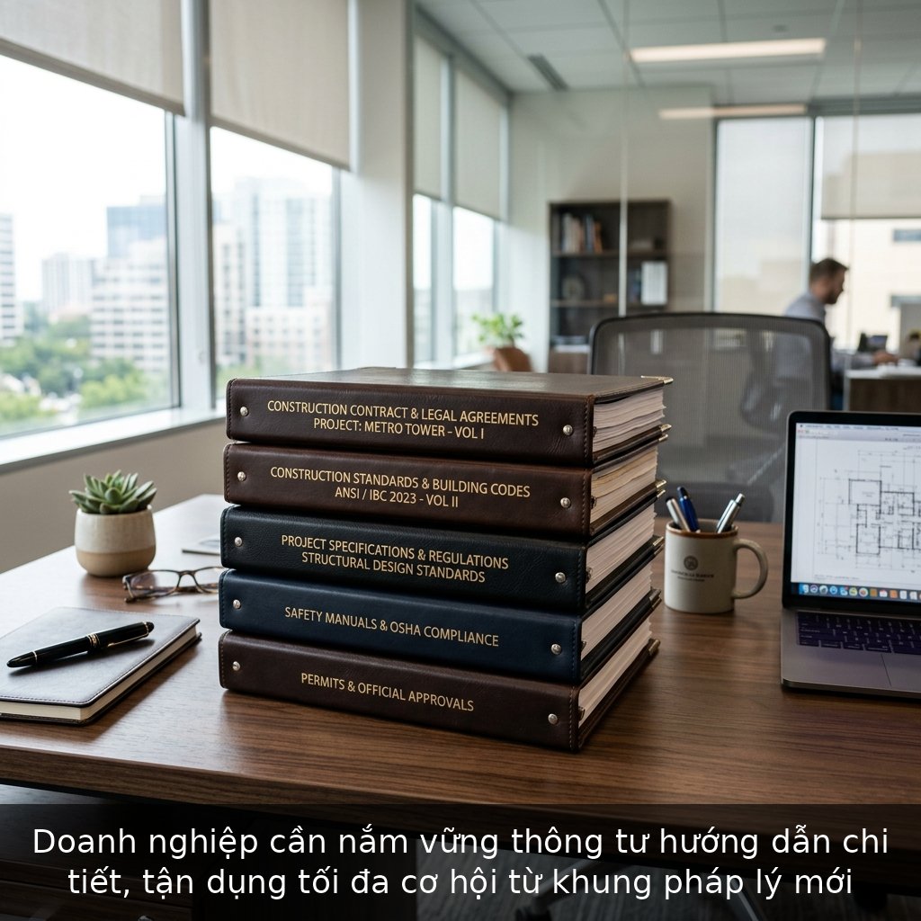 Doanh nghiệp cần nắm vững thông tư hướng dẫn chi tiết, tận dụng tối đa cơ hội từ khung pháp lý mới