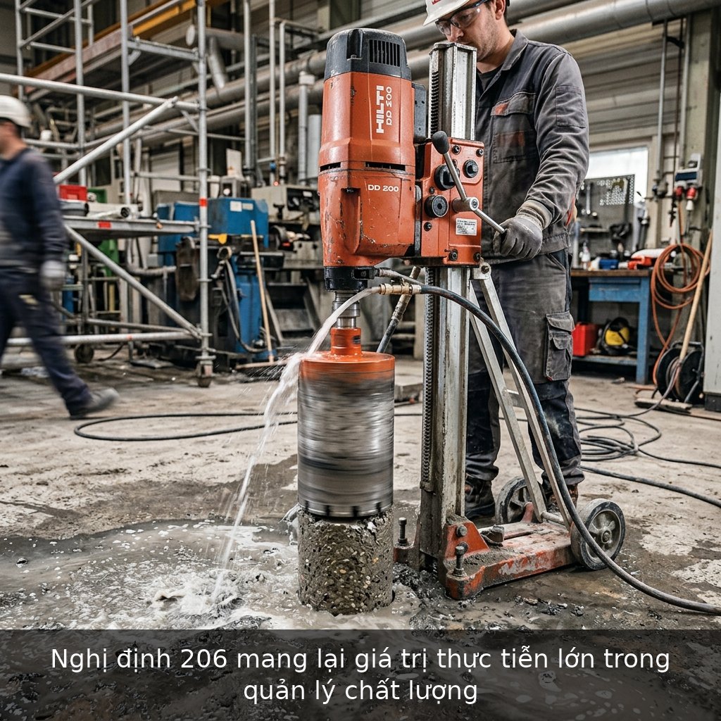 Nghị định 206 mang lại giá trị thực tiễn lớn trong quản lý chất lượng