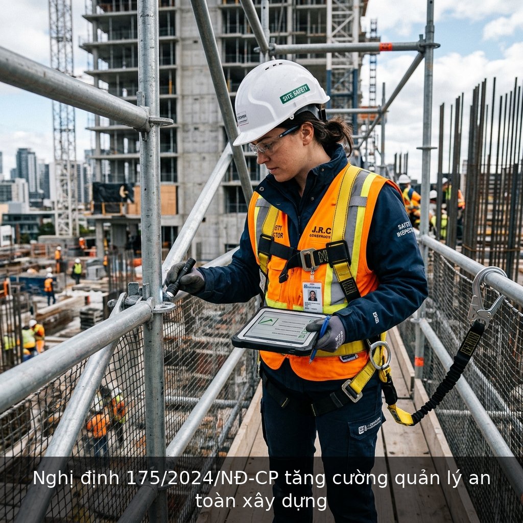 Nghị định 175/2024/NĐ-CP tăng cường quản lý an toàn xây dựng