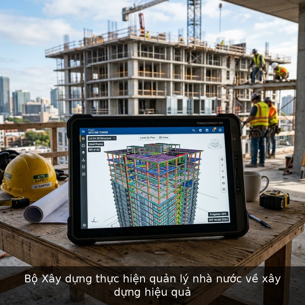 Bộ Xây dựng thực hiện quản lý nhà nước về xây dựng hiệu quả