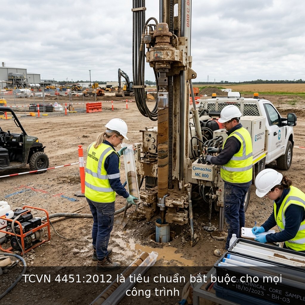 TCVN 4451:2012 là tiêu chuẩn bắt buộc cho mọi công trình