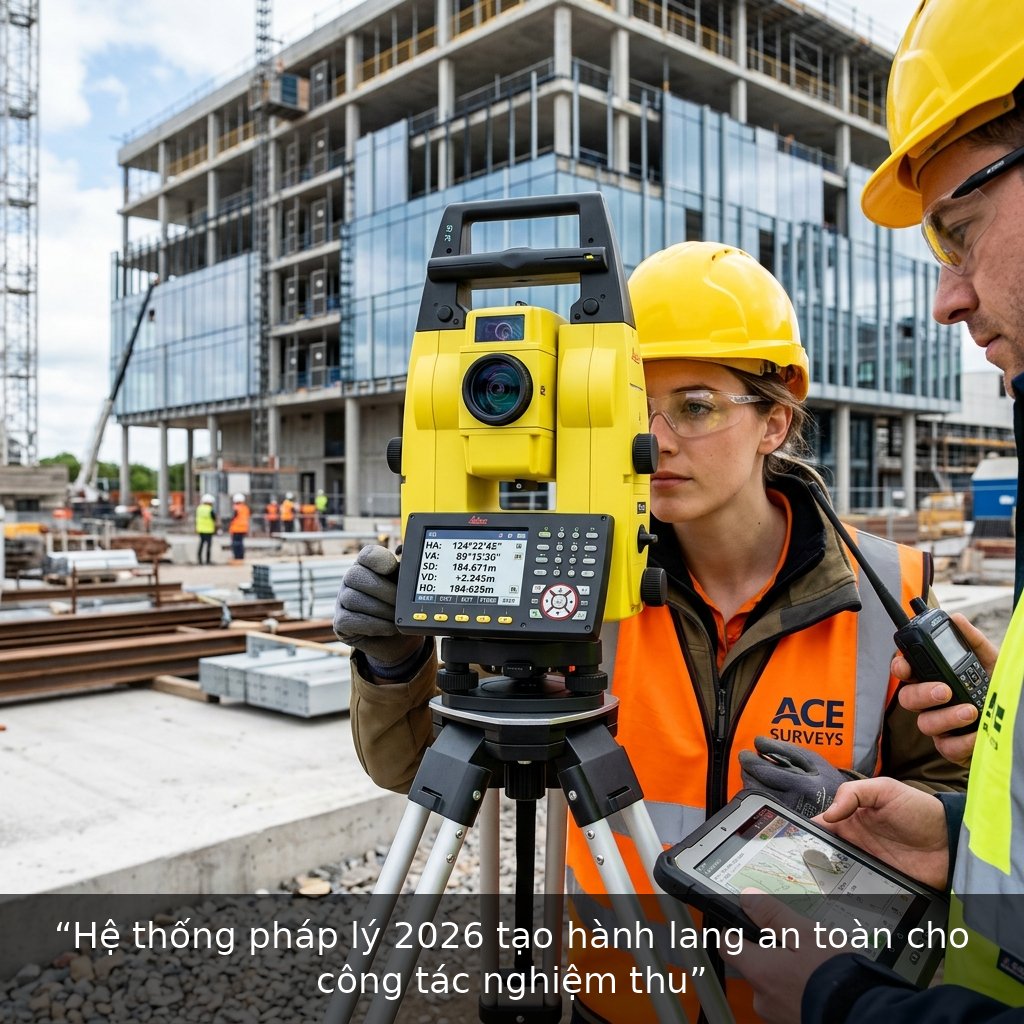 “Hệ thống pháp lý 2026 tạo hành lang an toàn cho công tác nghiệm thu”